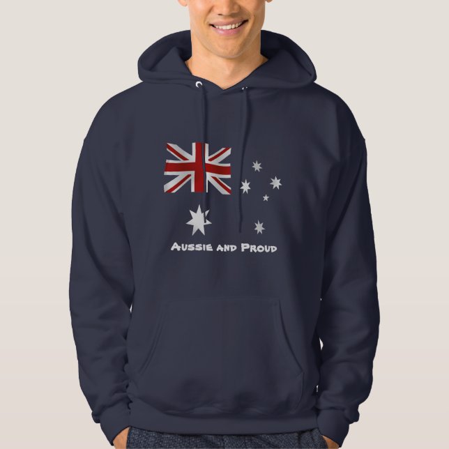Der Hoodie der australischen und stolzen Männer (Vorderseite)