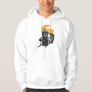 Der Hoodie der Dampf-Zug-Männer