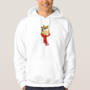 Der Hoodie der Hipsterdoge-Männer