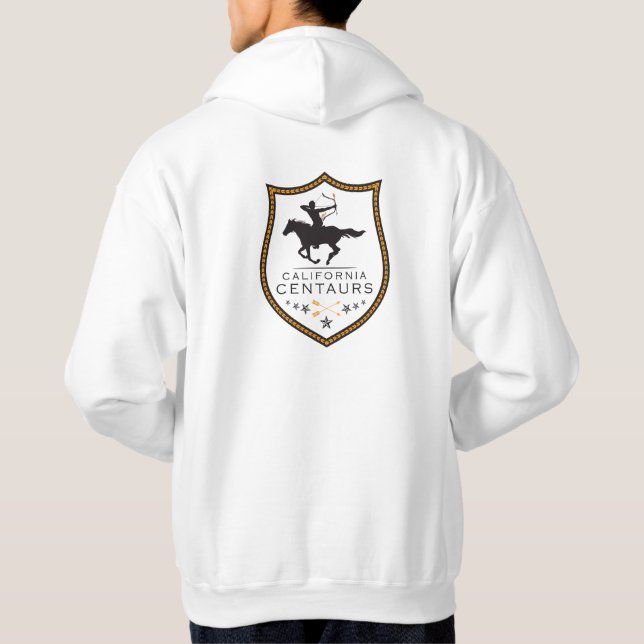 Der Hoodie der Kalifornien-Zentaur-Männer (Rückseite)
