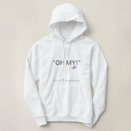 Der Hoodie-lila Text der Frauen Hoodie