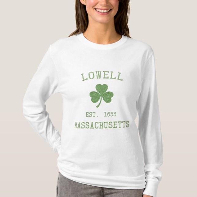 Der Hoodie-Shirt Frauen Lowells MA T-Shirt (Vorderseite)
