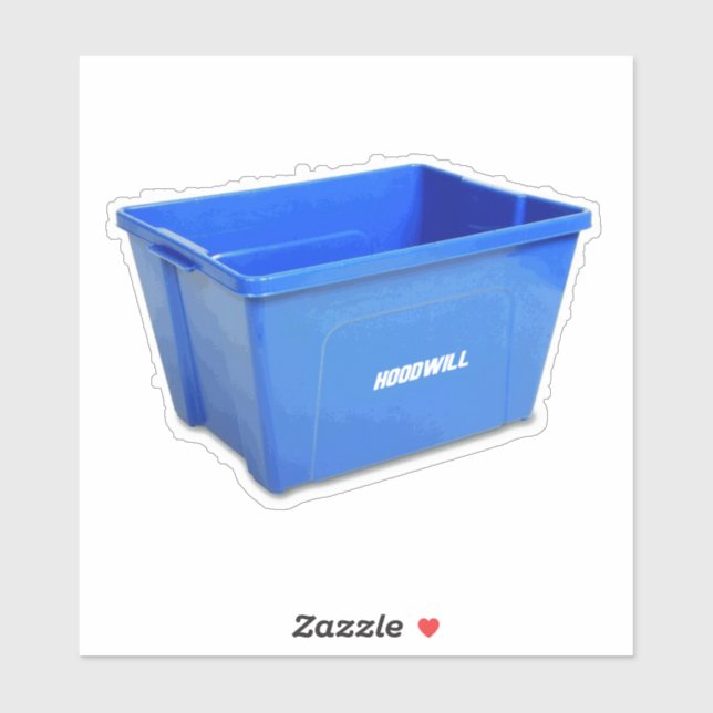 Der Hoodwill Recycle Aufkleber (Blatt)