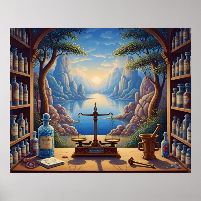 Der Horizont des Alchemisten Poster (Vorne)