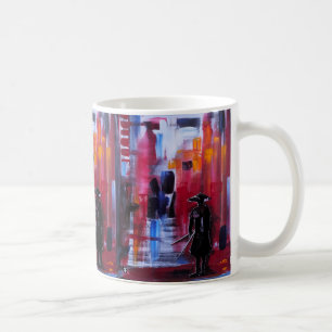 Der Horizont des Samurai Gemälde von Alfred Fox Kaffeetasse