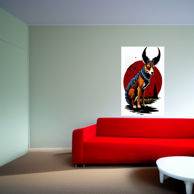 Der Hornhund | Art der AI Poster (Von Creator hochgeladen)