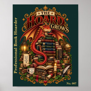 Der Hort wächst Buch-Drachen-Gesellschaft Poster