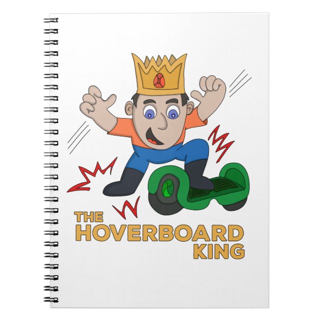 Der Hoverboard King Notizblock (Vorderseite)