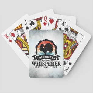 Der Hühnerflüsterer Lustig Spielkarten