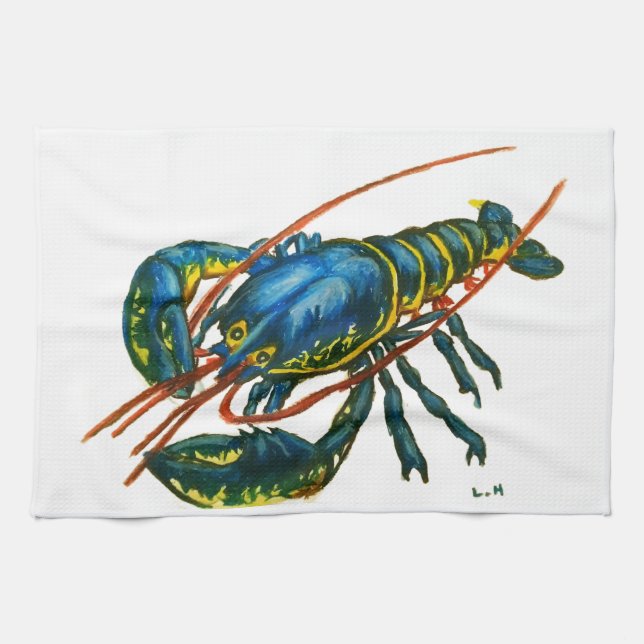 Der Hummer Geschirrtuch (Horizontal)