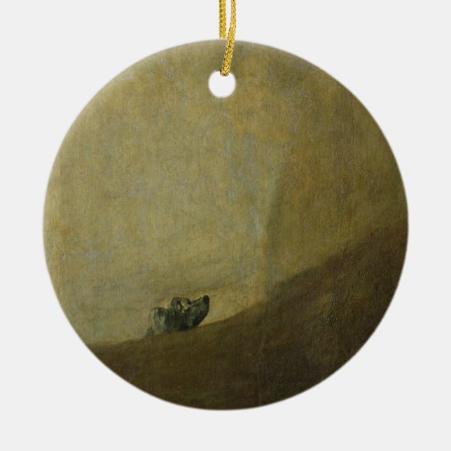 Der Hund, 1820-23 Keramikornament (Vorne)
