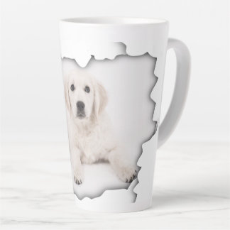 Der Hund entwarf die Latte-Tasse | hohe Tasse