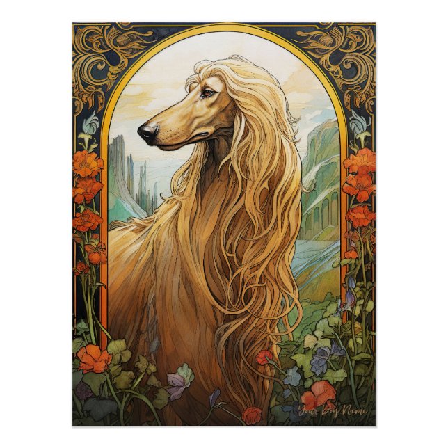 Der Hund in Afghanistan 2002 - Natalia Mucha Poster (Vorderseite)