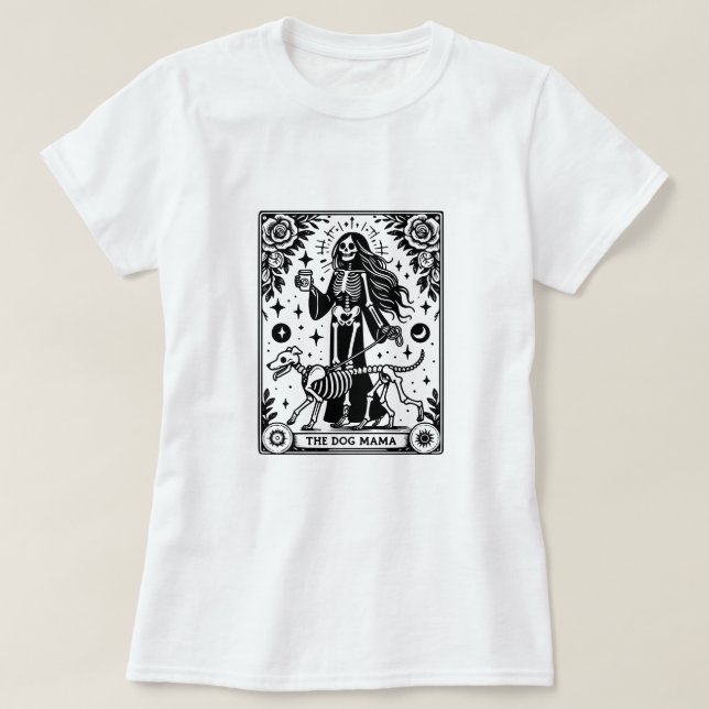 Der Hund Mama Tarot Hund Walker T-Shirt (Design vorne)