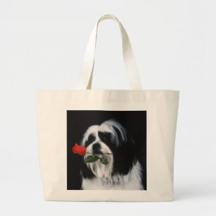 Der Hund Shih Tzu Jumbo Stoffbeutel