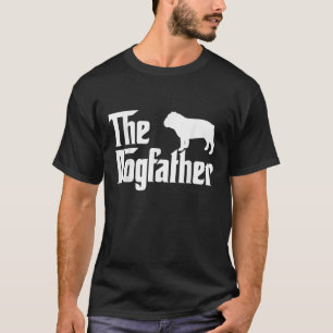 Der Hundevater Bulldogge Lustiger Vater Hunde Lieb T-Shirt