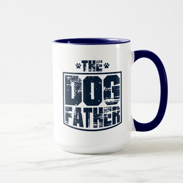 Der Hundevater hat sich grafisch abgetragen Tasse (Rechts)