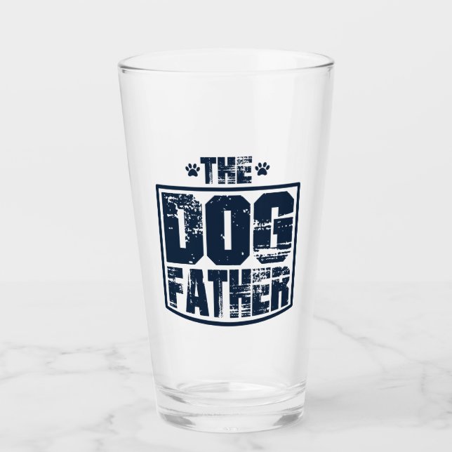 Der Hundevater trug eine Grafik Glas (Vorderseite)