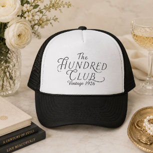 Der Hundred Club Vintage 100. Geburtstag Truckerkappe