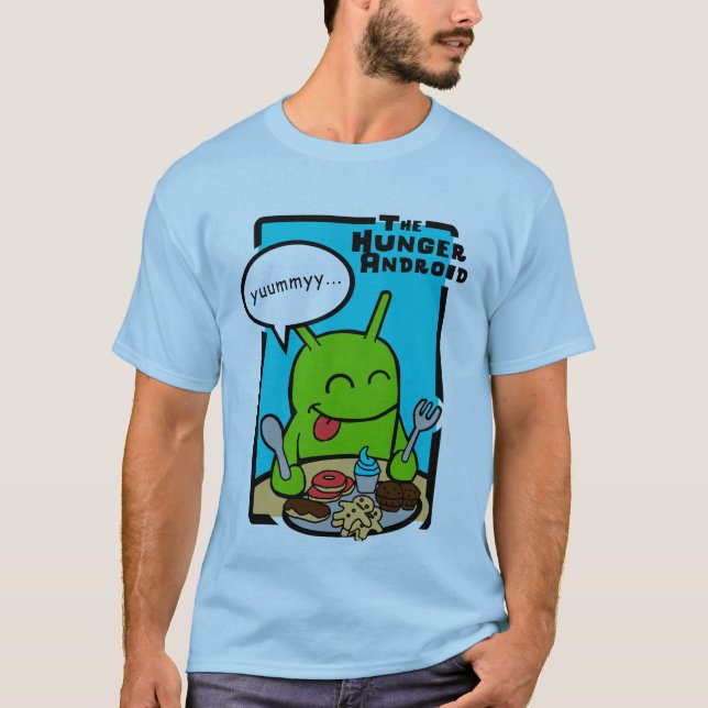 Der HungerAndroid T-Shirt (Vorderseite)