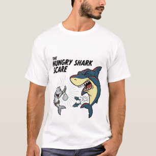 Der hungrige Haifisch-Schrecken T-Shirt