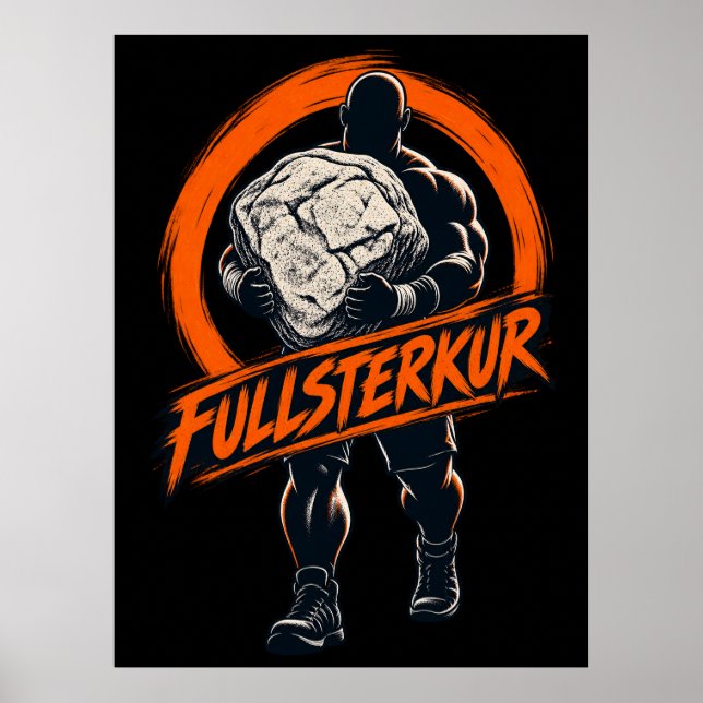 Der Husafell-Stein - Fullsterkur Poster (Vorne)