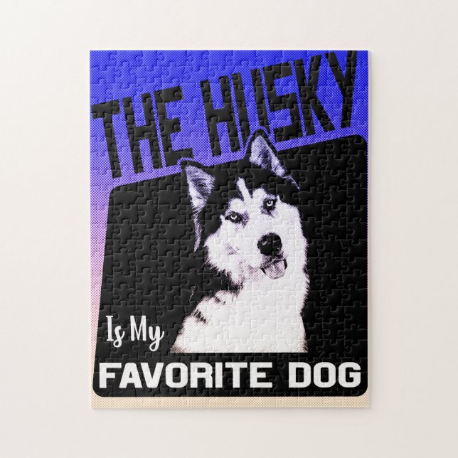 Der Husky ist mein Lieblingshund, der sibirische H (Vertikal)