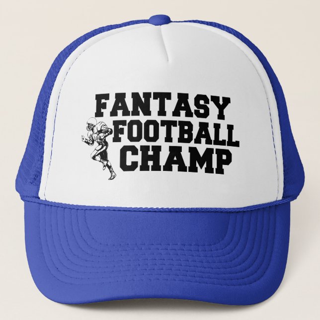 Der Hut der Fantasie-Fußball-Championsmänner Truckerkappe (Vorderseite)