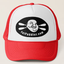 Der Hut des fetten Paddler-Fernlastfahrers