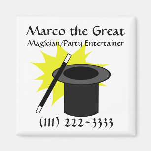 Der Hut des Magie-ich Magiers Magnet