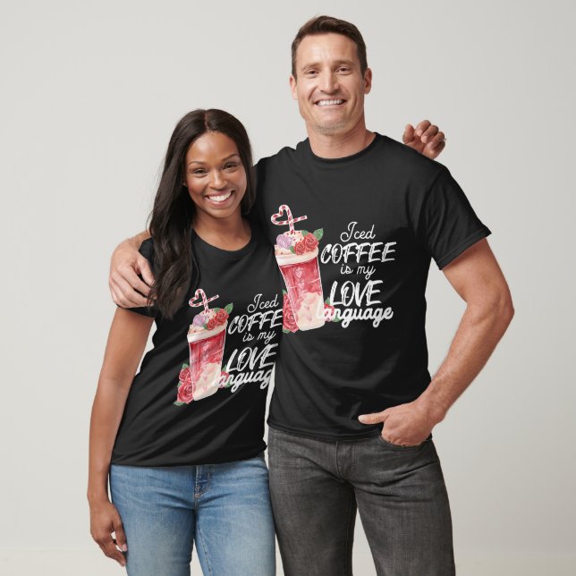 Der Icaffee ist meine Liebe, der schwarze T - Shir T-Shirt (Unisex)