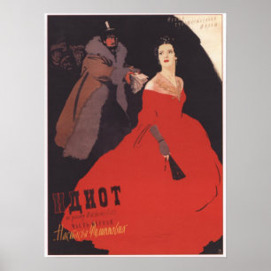 "Der Idiot" sowjetischer Film 1958 UDSSR Poster