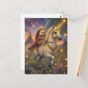 Der Igel und das Einhorn Postkarte