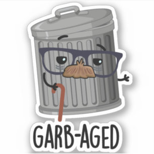 Der im Gartenalter gezüchtete Funny Trash kann dun Aufkleber