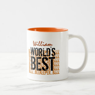 Der Imker-Goldschwarzes W1962 der Welt bestes Zweifarbige Tasse