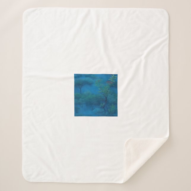 Der immerwährende See im Zedernwald Sherpadecke (Vorderseite)