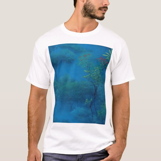 Der immerwährende See im Zedernwald T-Shirt (Vorderseite)