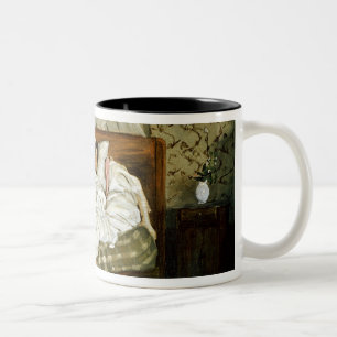 Der improvisierte Krankenwagen Zweifarbige Tasse