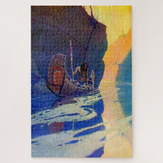 Der Inder in seiner Einsamkeit NC Wyeth 1907 (Vertikal)