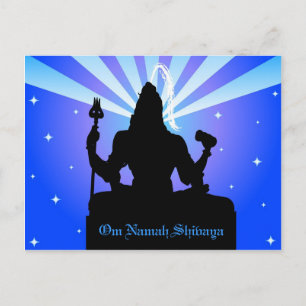 Der indische Gott Shiva - Postcard Postkarte