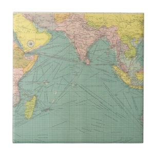 Der Indische Ozean 3 Fliese