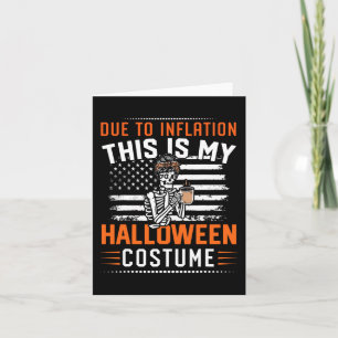 Der Inflation zuliebe ist das mein Halloween-Skele Karte
