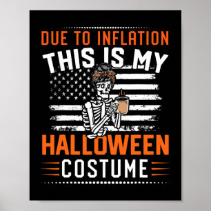 Der Inflation zuliebe ist das mein Halloween-Skele Poster