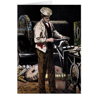"Der Ingenieur-" Vintage Illustration