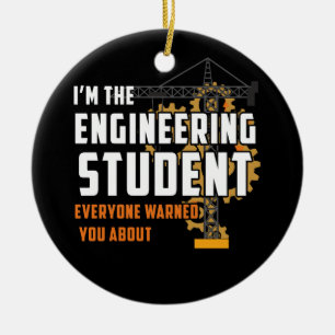 Der Ingenieurstudent warnte Sie alle vor Keramik Ornament