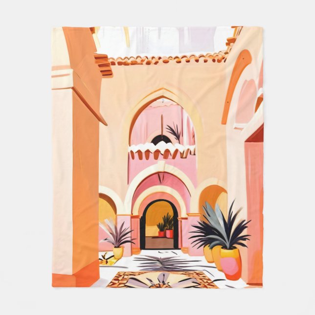 Der Innenhof Fleecedecke (Vorderseite)