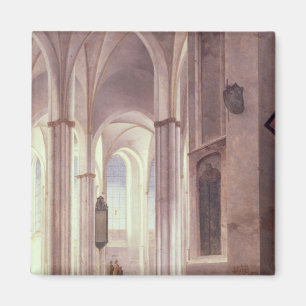 Der Innenraum des Buurkerk in Utrecht, 1644 Magnet