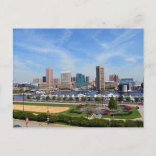 Der innere Hafen von Baltimore Postkarte