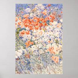 Der Inselgarten von Childe Hassam. Poster