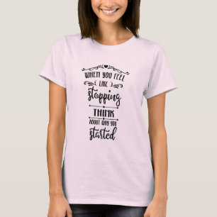 Der inspirierende T - Shirt der Frauen